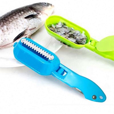 Fish Knife Cleaning Peeler Kitchen Gadgets Useful Scraper Fish Skin Brush Scraping Fishing Scale Brush Kitchen Accessories